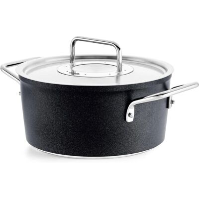 Fissler Adamant Schwarzer Kochtopf - 2,7L, Ø20cm, Höhe 14,5cm Fissler Adamant Schwarzer Kochtopf - 2,7L, Ø20cm, Höhe 14,5cm