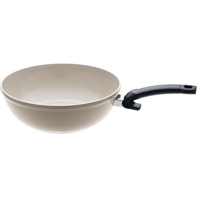 FISSLER Ceratal Wok en Céramique Antiadhésif - 30cm, 12.5cm Hauteur, Gris FISSLER Ceratal Wok en Céramique Antiadhésif - 30cm, 12.5cm Hauteur, Gris
