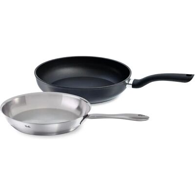 Fissler Catania Model - Zestaw Patelni ze Stali Nierdzewnej na Wysokie Temperatury Fissler Catania Model - Zestaw Patelni ze Stali Nierdzewnej na Wysokie Temperatury
