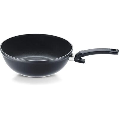 Fissler Orbit Black Wok - Antiadhésif en Céramique, 30cm Fissler Orbit Black Wok - Antiadhésif en Céramique, 30cm