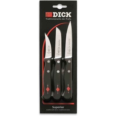 F. DICK Modello 8470004 Set di Coltelli - Acciaio Inox - Nero F. DICK Modello 8470004 Set di Coltelli - Acciaio Inox - Nero