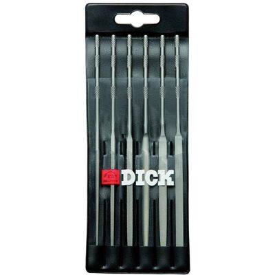 DICK 21601420 Nålfilsset - 140mm, 6 delar, Plastfodral DICK 21601420 Nålfilsset - 140mm, 6 delar, Plastfodral