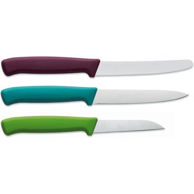 F. DICK Set di coltelli da cucina nero - Coltelli con manici colorati F. DICK Set di coltelli da cucina nero - Coltelli con manici colorati
