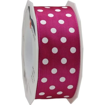 C.E. Pattberg Magenta/weiß Polka DOTS Ribbon - 20 m Decor Ribbon C.E. Pattberg Magenta/weiß Polka DOTS Ribbon - 20 m Decor Ribbon