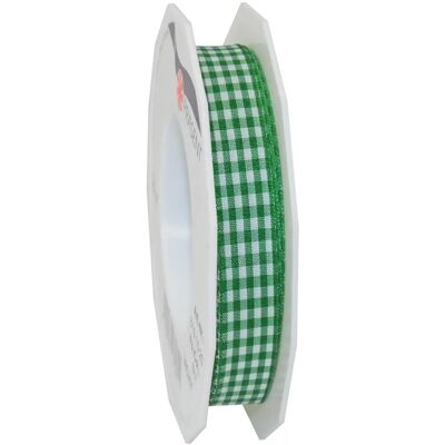 Ruban Cadeau Vert/Blanc C.E. Pattberg - 20m, 15mm Ruban Cadeau Vert/Blanc C.E. Pattberg - 20m, 15mm