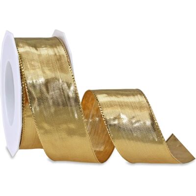 PRÄSENT Geschenkband Devon glänzend gold - Geschenkband PRÄSENT Geschenkband Devon glänzend gold - Geschenkband