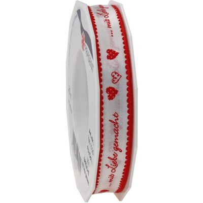Pattberg 7981520-001 Ruban décoratif - Motif cœur 20m Pattberg 7981520-001 Ruban décoratif - Motif cœur 20m
