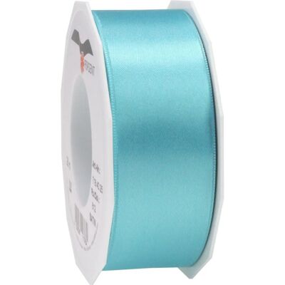 Ruban satinée aquamarine C.E. Pattberg - Cadeau & Décoration - 25m Ruban satinée aquamarine C.E. Pattberg - Cadeau & Décoration - 25m