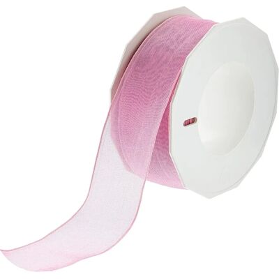 C.E. Pattberg Ruban Décoratif Rose - Toutes Saisons 25m 40mm C.E. Pattberg Ruban Décoratif Rose - Toutes Saisons 25m 40mm