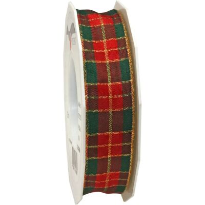 C.E. Pattberg Glasgow - Rouleau de 25m de ruban de 25mm avec bord en fil de fer - Produit C.E. Pattberg Glasgow - Rouleau de 25m de ruban de 25mm avec bord en fil de fer - Produit