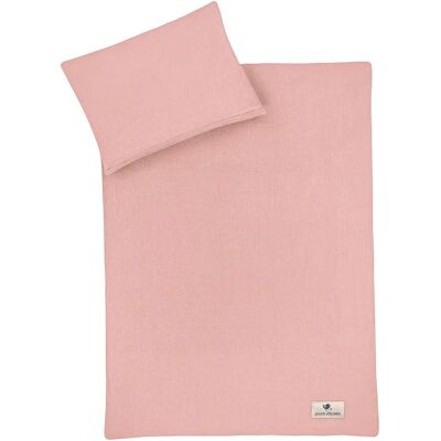 Julius Zöllner Set Lenzuola Bebè - Rosa Polvere Julius Zöllner Set Lenzuola Bebè - Rosa Polvere