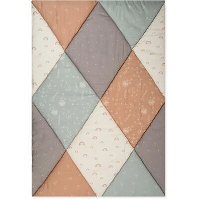 Couverture bébé Julius Zöllner - Patchwork bio 95x135cm Couverture bébé Julius Zöllner - Patchwork bio 95x135cm