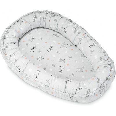 Julius Zöllner Babybett - Kuschelnest Cotton Grau, Weiß Julius Zöllner Babybett - Kuschelnest Cotton Grau, Weiß
