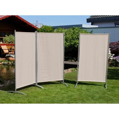 LECO Raumteiler - 3-teilig - 260x156x60cm - Beige LECO Raumteiler - 3-teilig - 260x156x60cm - Beige