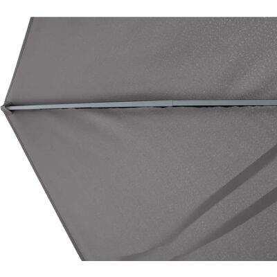 LECO Doppelsonnenschirm - Anthrazit - 270 x 460 cm - Regenschirm LECO Doppelsonnenschirm - Anthrazit - 270 x 460 cm - Regenschirm