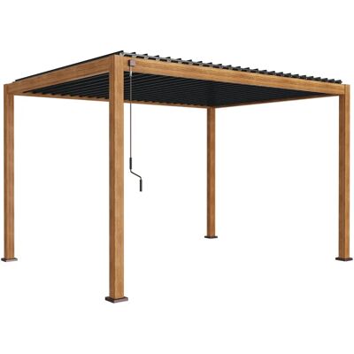 LECO - DELUXE Lamellenpergola - 400x250x300 cm - Pergola LECO - DELUXE Lamellenpergola - 400x250x300 cm - Pergola