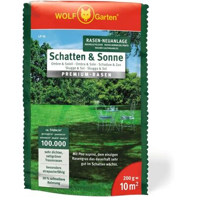 Wolf-Garten Modell 3820010 Premiumgras - Schatten & Sonne - 10m² Wolf-Garten Modell 3820010 Premiumgras - Schatten & Sonne - 10m²