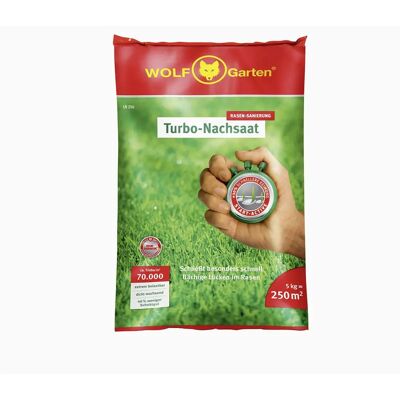 Wolf-Garten Turbo Siembra de Césped - Reparar céspedes irregulares - Semillas de césped Wolf-Garten Turbo Siembra de Césped - Reparar céspedes irregulares - Semillas de césped