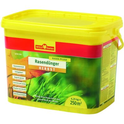 Wolf-Garten LK-B 250 Műtrágya - Őszi gyepápolás Wolf-Garten LK-B 250 Műtrágya - Őszi gyepápolás