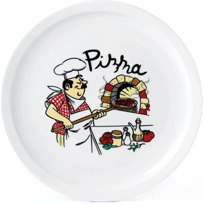 VAN WELL Küchenchef Bunt Pizzateller - Pizzateller - 30 cm VAN WELL Küchenchef Bunt Pizzateller - Pizzateller - 30 cm