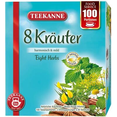 TEEKANNE 8 Kräutertee - 100 Portionen TEEKANNE 8 Kräutertee - 100 Portionen