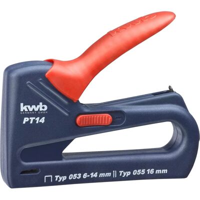 KWB Grapadora - Modelo 053314 - Impacto ajustable - Azul KWB Grapadora - Modelo 053314 - Impacto ajustable - Azul
