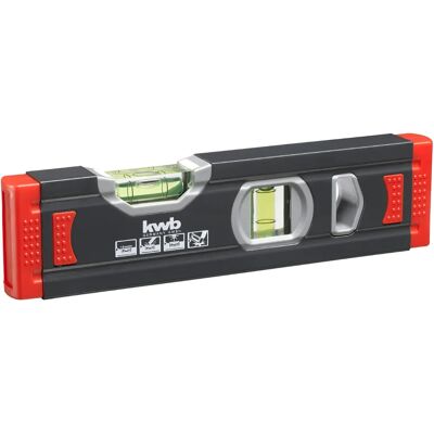 KWB Model 065280 Poziomica wodna - Bańki powietrza, 150mm KWB Model 065280 Poziomica wodna - Bańki powietrza, 150mm