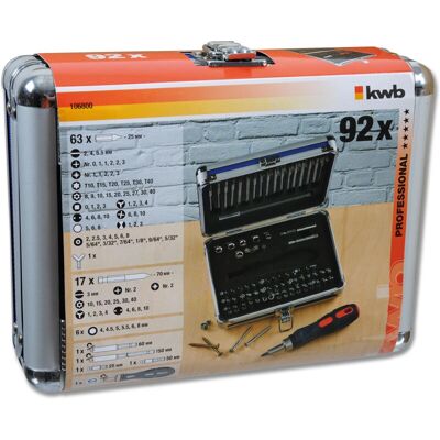 Zestaw Wkrętaków Kwb 106800 - 92 Elementy Zestaw Wkrętaków Kwb 106800 - 92 Elementy