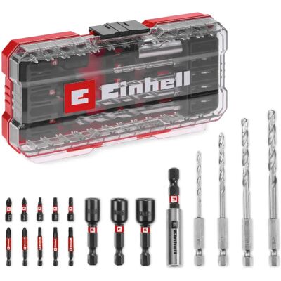 Einhell Impact Boorenset 18 Stuks - Metaal HSS, Slagvast Einhell Impact Boorenset 18 Stuks - Metaal HSS, Slagvast