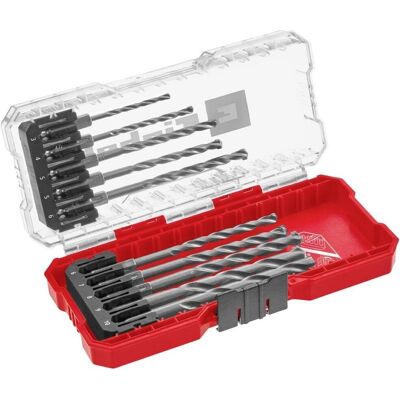 Einhell Marke 108743 Maurerbohrer-Set - 10 Stück - Grau Einhell Marke 108743 Maurerbohrer-Set - 10 Stück - Grau