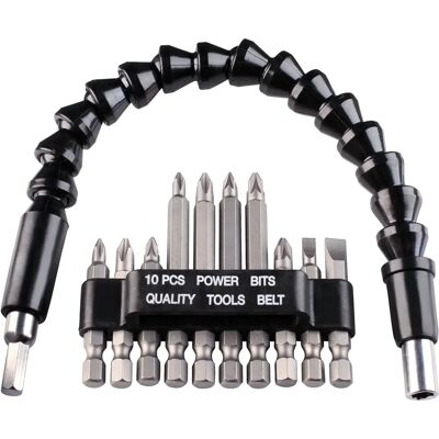 KWB Flexibel bitset - 11 stuks voor boormachines KWB Flexibel bitset - 11 stuks voor boormachines