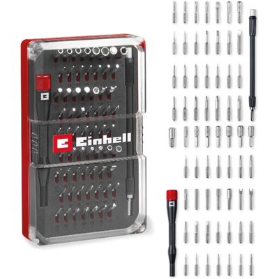 Kit de réparation de précision Einhell 66 pièces - Publicité Kit de réparation de précision Einhell 66 pièces - Publicité