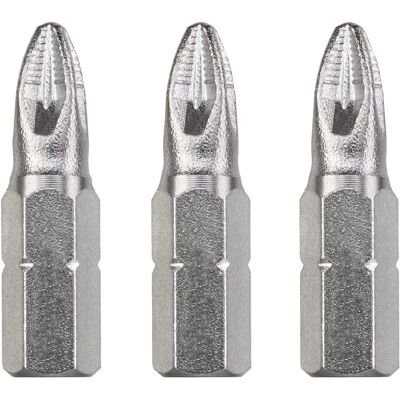 KWB Schraubbit Pozidrive 25mm - Langlebiges Stahl - 1/4 Zoll KWB Schraubbit Pozidrive 25mm - Langlebiges Stahl - 1/4 Zoll
