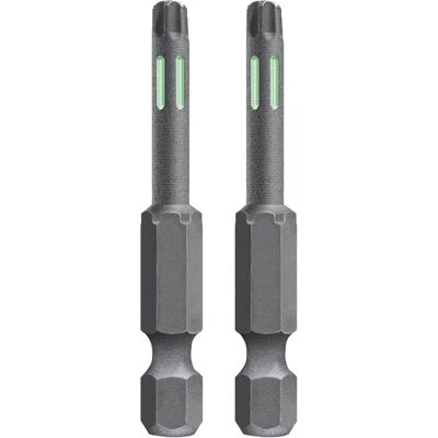 Conjunto de Bits T10 de Aço - Alta Torsão, 2 peças - 50mm Conjunto de Bits T10 de Aço - Alta Torsão, 2 peças - 50mm