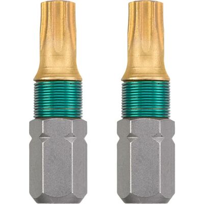 Kwb Titânio T20 Bits de Chave de Fenda - 2 peças Kwb Titânio T20 Bits de Chave de Fenda - 2 peças
