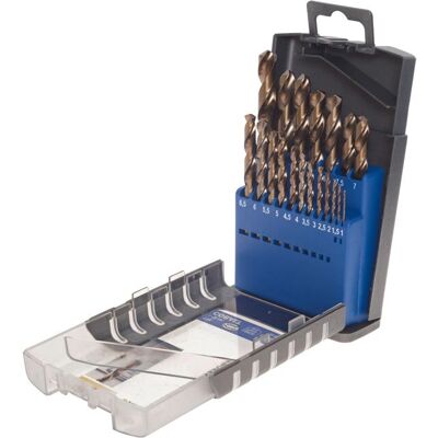 Kwb Cobalt HSS Drill Bit Set 19 pcs - Drill Type Kwb Cobalt HSS Drill Bit Set 19 pcs - Drill Type