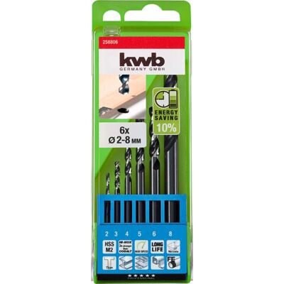KWB 258806 Drill Bit Set - Metal, 6 pcs KWB 258806 Drill Bit Set - Metal, 6 pcs
