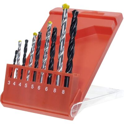 KWB 420200 - Set di 9 punte spiralate in metallo - Utensili per trapano KWB 420200 - Set di 9 punte spiralate in metallo - Utensili per trapano