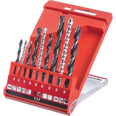 KWB 420400 Bohrerset - Metall, Holz, Stein - 9 Stück KWB 420400 Bohrerset - Metall, Holz, Stein - 9 Stück