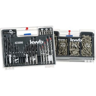 Kwb 423090 Bohrerset mit Dübeln - 300 Stück Kwb 423090 Bohrerset mit Dübeln - 300 Stück