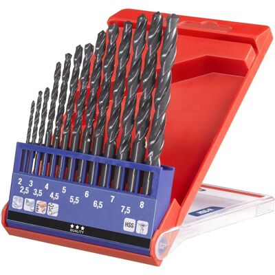 Kwb 424140 - Bohrerset - HSS Metallbohrer - 13 Stück Kwb 424140 - Bohrerset - HSS Metallbohrer - 13 Stück