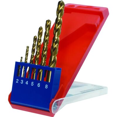 Kwb Titan HSS Drill Set - Metal, 6 pcs Kwb Titan HSS Drill Set - Metal, 6 pcs