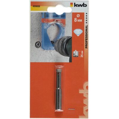 KWB Borekrone - 8 mm til fliser og sten KWB Borekrone - 8 mm til fliser og sten
