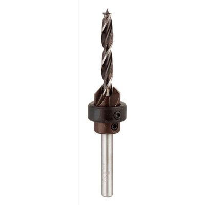 KWB Drill Bit Set - 3 Spiral Wood Drills with Depth Stop KWB Drill Bit Set - 3 Spiral Wood Drills with Depth Stop