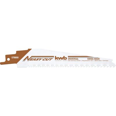 KWB Universal Reciprocating Saw Blade - Construction Material - 150mm KWB Universal Reciprocating Saw Blade - Construction Material - 150mm