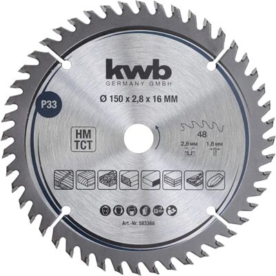 KWB Precisie Cirkelzaagbladen - 150x16mm KWB Precisie Cirkelzaagbladen - 150x16mm
