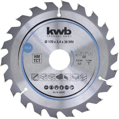 KWB 585457 Kreissägeblatt - Holz/ Hartholz KWB 585457 Kreissägeblatt - Holz/ Hartholz