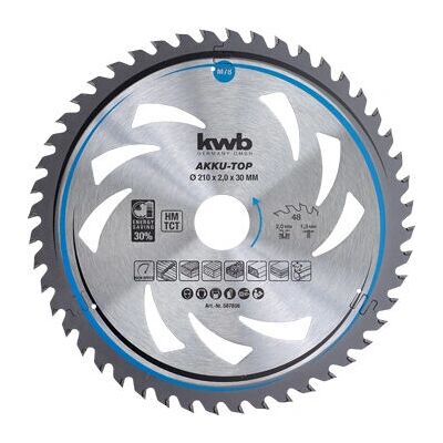 Lâmina de serra circular KWB - 184mm, 24 Dentes - Para madeira e plástico Lâmina de serra circular KWB - 184mm, 24 Dentes - Para madeira e plástico