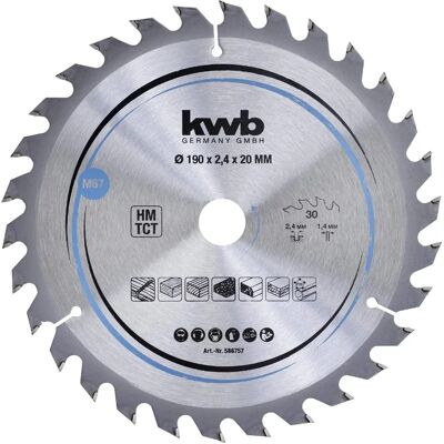 Kwb 586757 Serra circular - 190mm - CleanCut Kwb 586757 Serra circular - 190mm - CleanCut