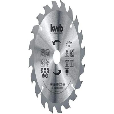 KWB 190mm Kreissägeblatt - 30 Zähne - Holzschnitt KWB 190mm Kreissägeblatt - 30 Zähne - Holzschnitt